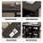 Black Rectangular Solid Wood desk-108430776