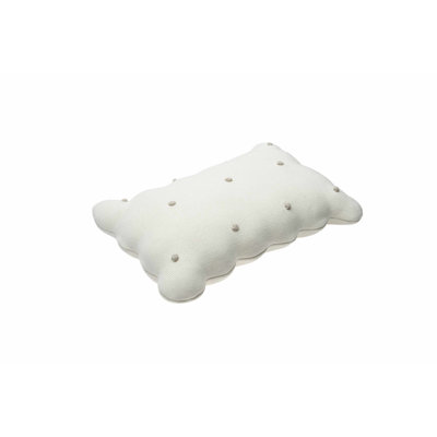 Biscuit Cotton Lumbar Pillow Cover & Insert