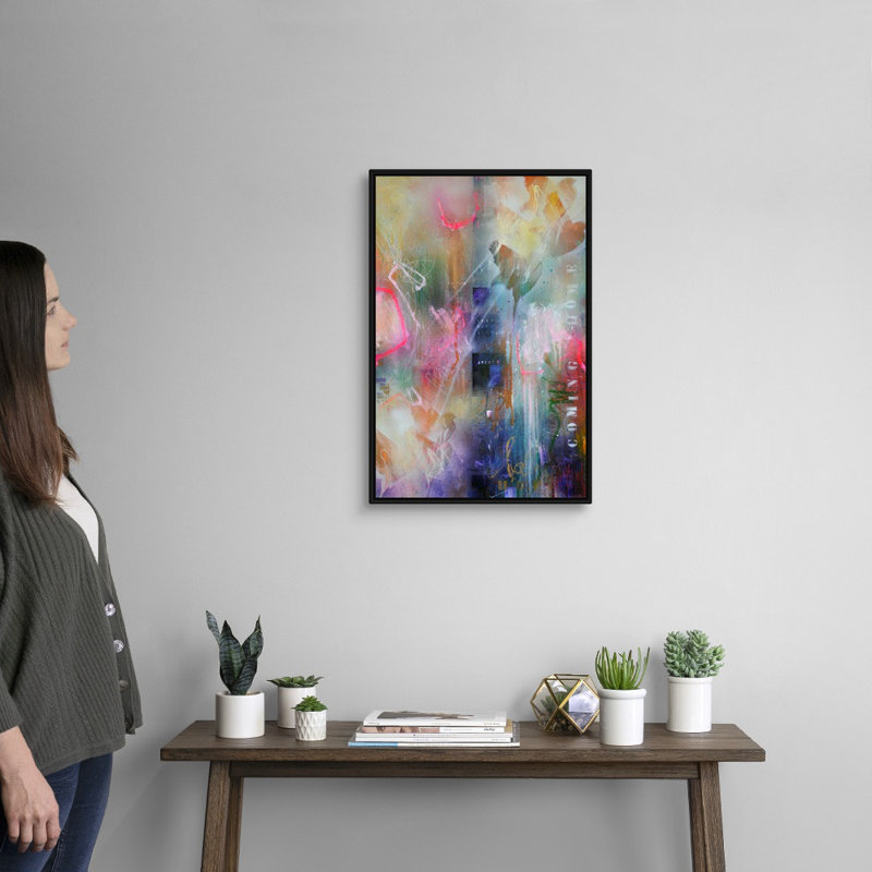 Reproduction d’art sur toile, "Coming Home no. 3" par BEA garding Schubert, H 26 po x l 18 po x P 1,75 po, Cadre noir