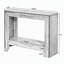 Console 41 po, table de couloir avec rangement ouvert