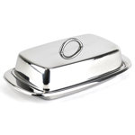 Charlton Home® Mckoy Stainless Steel Butter Dish
