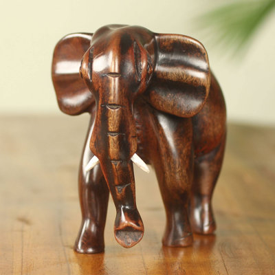 Figurine éléphant de douille africain Zahid