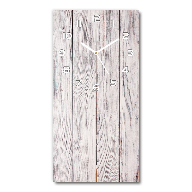 Jayniel Glass Wall Clock, White