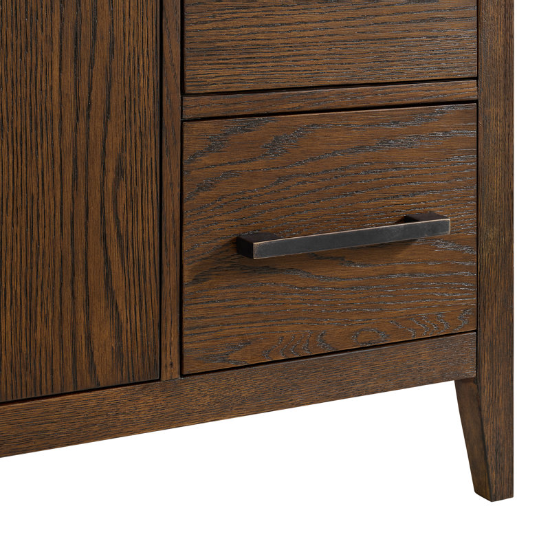 Alsup 48'' W Single Vanity, Enhanced Brown Oak