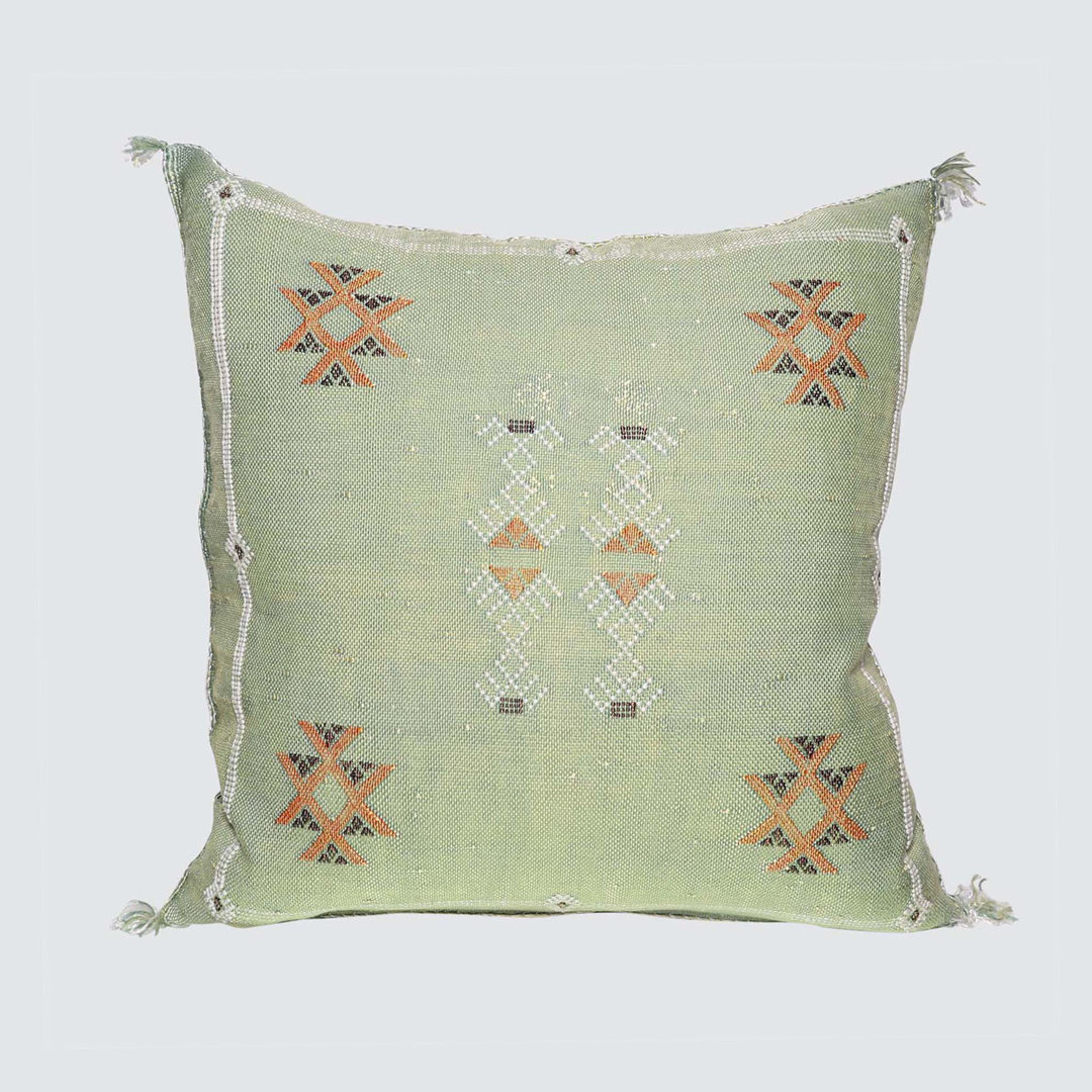 Silk Throw Square Pillow Cover Berbermade