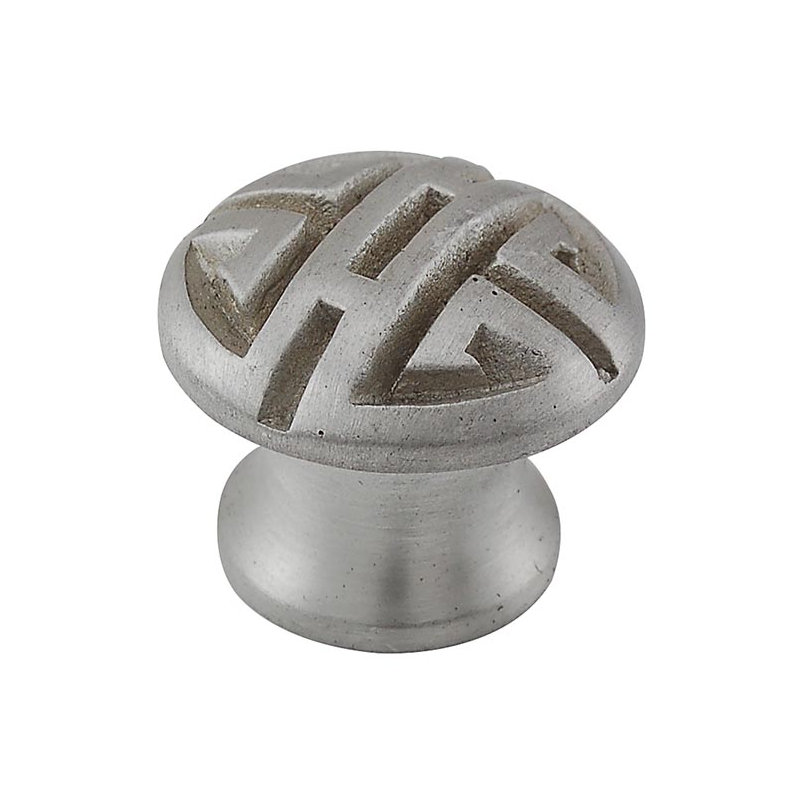 Camesana Mushroom Knob, 1" H x 1" W x 0.75" D, Satin Nickel