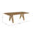 Cipolla Wood Finish 72"-90" Extendable Dining Table-630342284