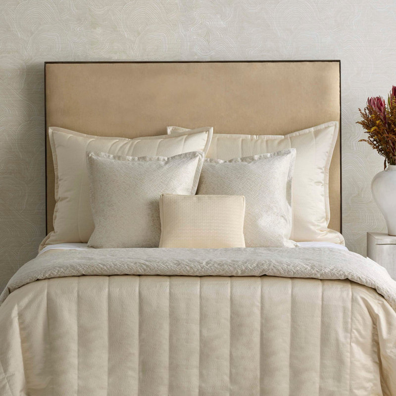 Hammered Coverlet, Champagne, King Coverlet