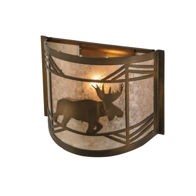 Rustic Lodge 1 - Light Flush Mounted Sconce