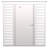 Select Steel Storage Shed Steel Storage Shed, 6X4, Flute Grey-67124402