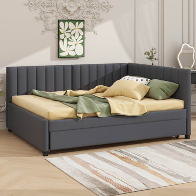 Full-Sized Daybed With Concealed Trundle Bed by Latitude Run