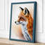 Fox in Profile Boho 1 Piece Wrapped Canvas Wall Art-793056785-793056799