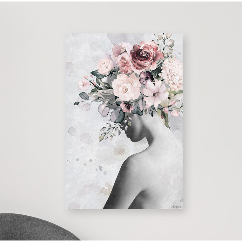 Born To Be Real - Wrapped Canvas Painting, 66cm H x 45cm W x 3.81cm D