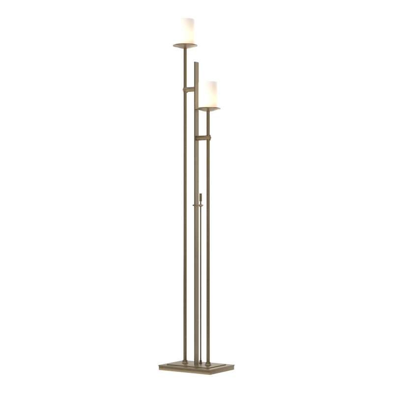Rook 65.8" Floor Lamp, Opal, Soft Gold