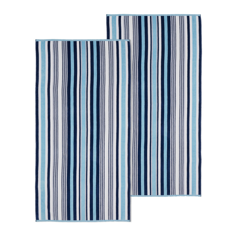 Serviette de plage Gilus, Bleu ciel