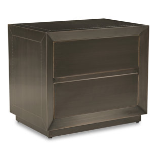 Table de chevet Dawson bronze foncé