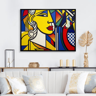 Cubic Woman Portrait I - Portrait Wall Art Living Room