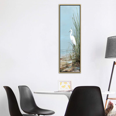 «Island Egret II» par Sally Swatland, reproduction d'art panoramique