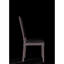 Chaise d'appoint confortable en lin gris avec revêtement crème et siège à dossier haut de forme