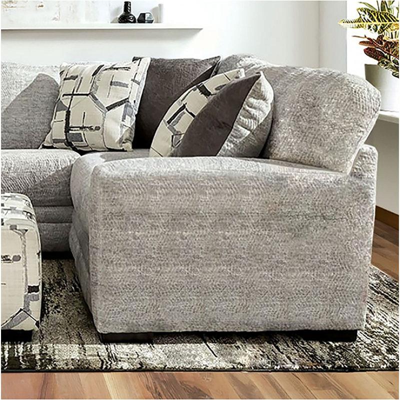 Canapé modulaire en chenille de 119 po de largeur Jale