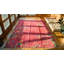 Tapis corail rectangulaire en laine noué à la main style art antique chinois des années 1920