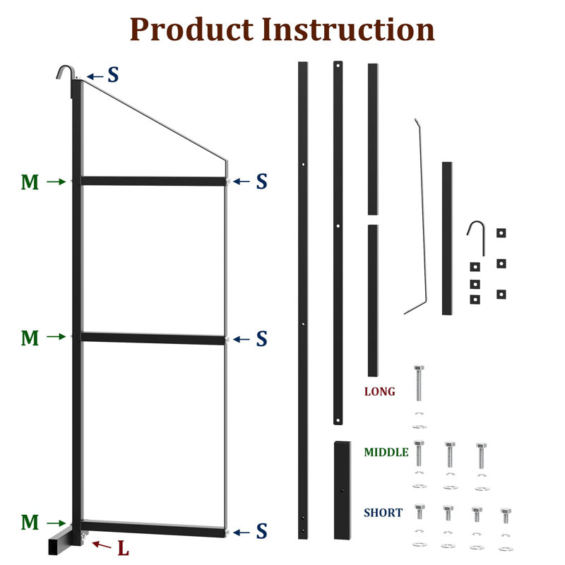 Support de rangement pour 4 pièces, système de rangement en acier robuste à 3 niveaux, thermolaqué noir, capacité de 1 100 lb pour le garage, l'entrepôt et les contenants