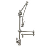 Traditional Gantry Pulldown Faucet - 18" Articulated Spout