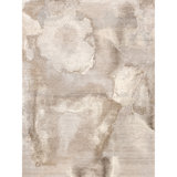 Hand Knotted Area Rug in Beige And Ivory