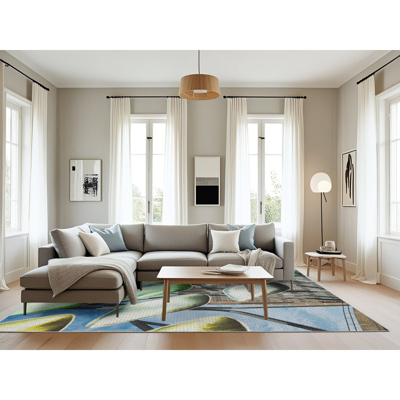 Tapis bleu, Rectangle 8 pi x 10 pi