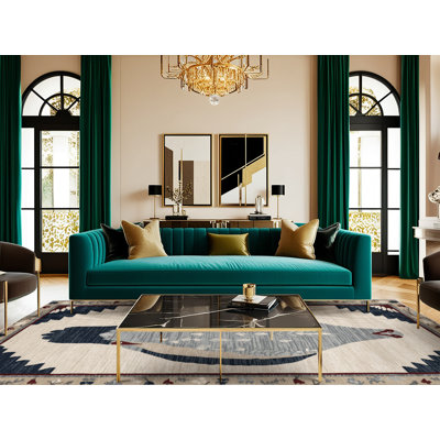 Tapis lavable aux yeux rouges