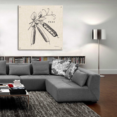 "Toile de jute avec pois croquis BW" par Studio Mousseau