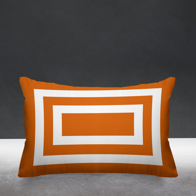 Coussin décoratif intérieur / extérieur Burt, Orangé