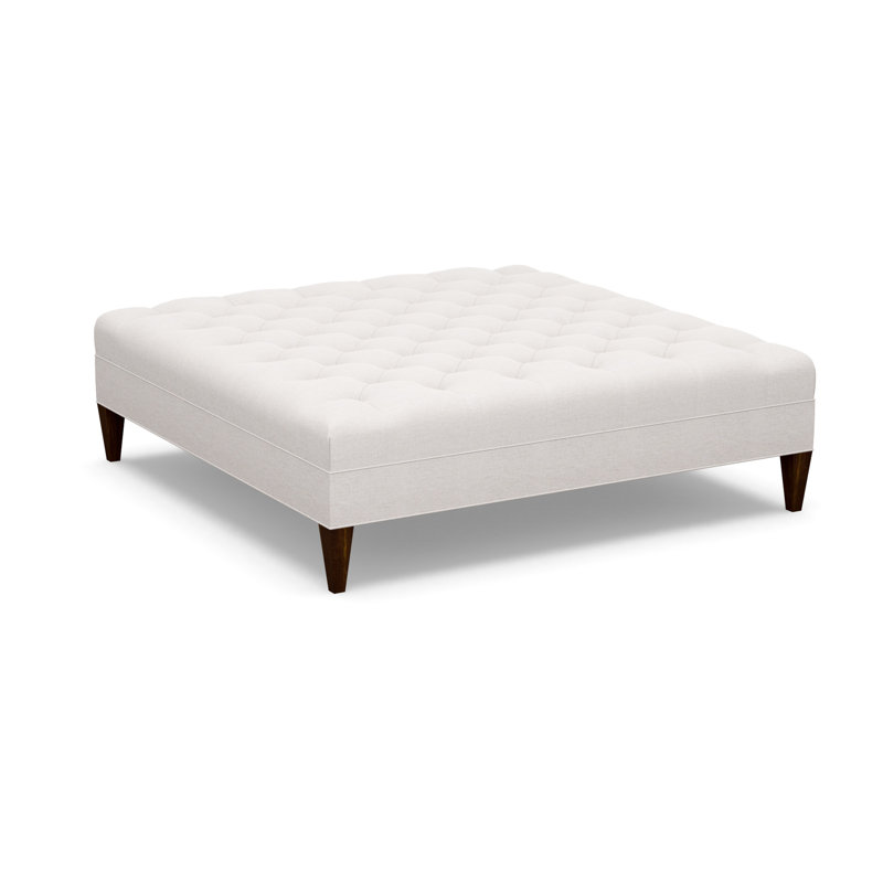 Square Ottoman, Walnut, 3906-73