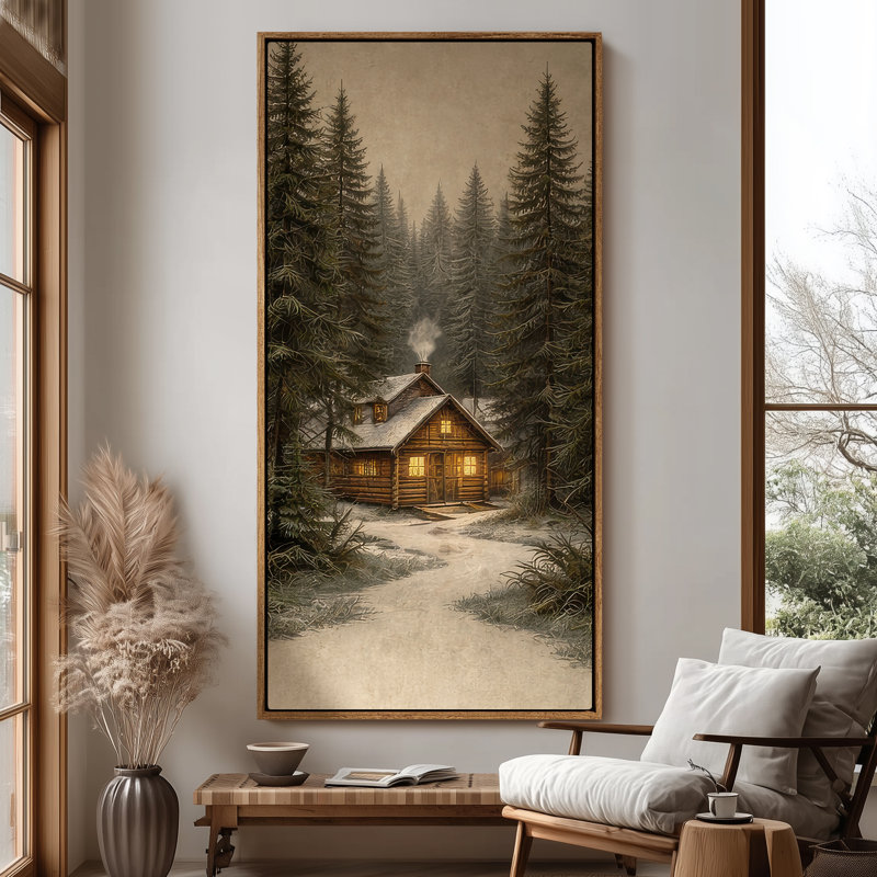 Impression sur toile encadrée extra large, Naturel, H 60 po x l 30 po