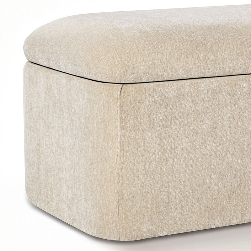 Banc de rangement 70 po avec dessus relevable et banc de rangement multifonctionnel, Brun