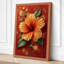 Golden Hibiscus in Bloom Botanical - Wrapped Canvas-1562354275-1562354299