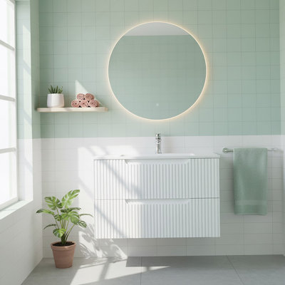 Armoire de salle de bain flottante, armoire murale pour salle de bain