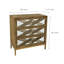 Armoire de rangement moderne à miroir avec 3 tiroirs COZAYH