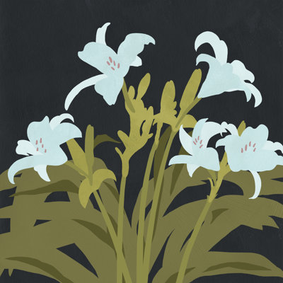 Garden Lilies II by Jacob Green - Wrapped Canvas Painting