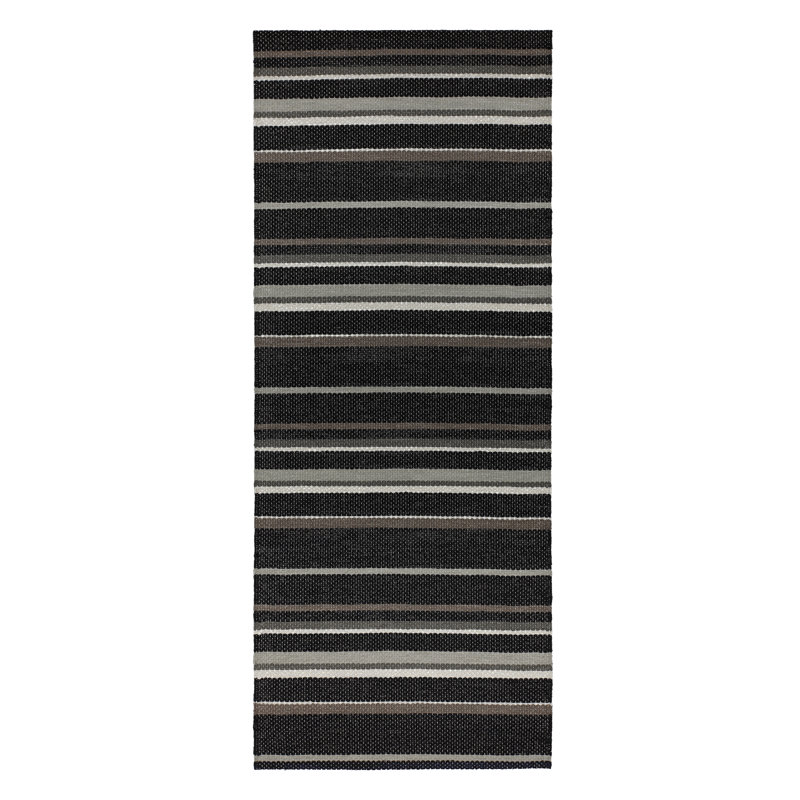 Runner Gerken Striped Hand Woven Indoor / Outdoor Area Rug, Runner 60 x 260cm