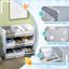 ZONEKIZ Kids Storage Unit Toy Storage Unit Bookshelf Nine Baskets Grey