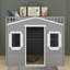 Lit mezzanine double avec échelle-1196844469