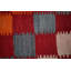 Tapis kilim en laine à teinture végétale 2 x 2