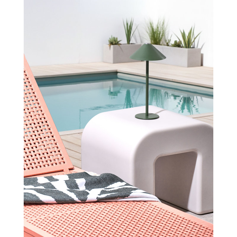 Aluminium Table Lamp, Green