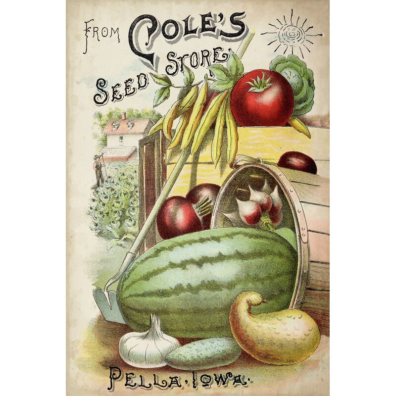 Antique Seed Packets VI On Canvas Advertisements