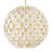 Marianne 9 - Light Steel Dimmable Chandelier