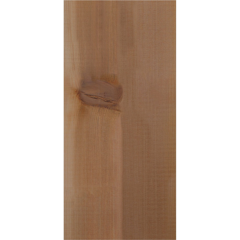 Yorkshire Yorktown avec plaque arrière, H 16 po x l 7,5 po x P 12 po, Cèdre rouge, Lisse