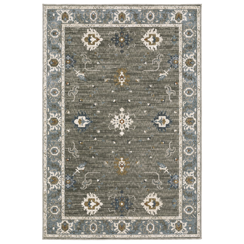 Raynisha Oriental Indoor Rug, Rectangle 6'7" x 9'6"