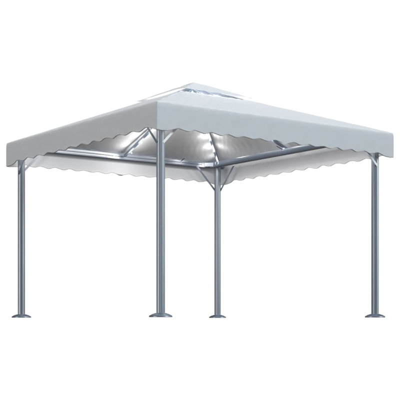 Obion 3m x 3m Steel Pop Up Gazebo, Cream