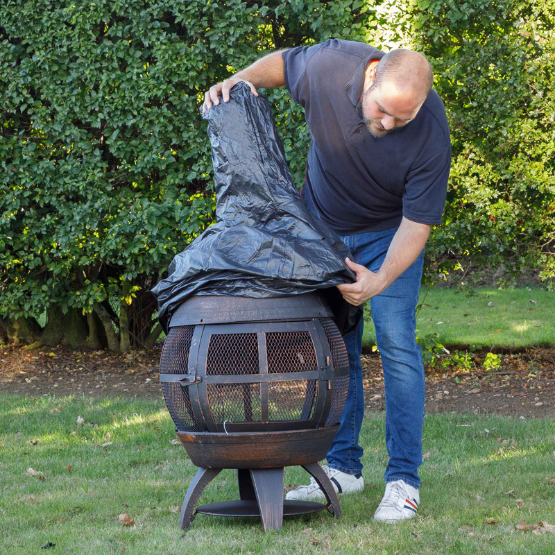 Annariitta 62cm Round Plastic Fire Pit Accessory